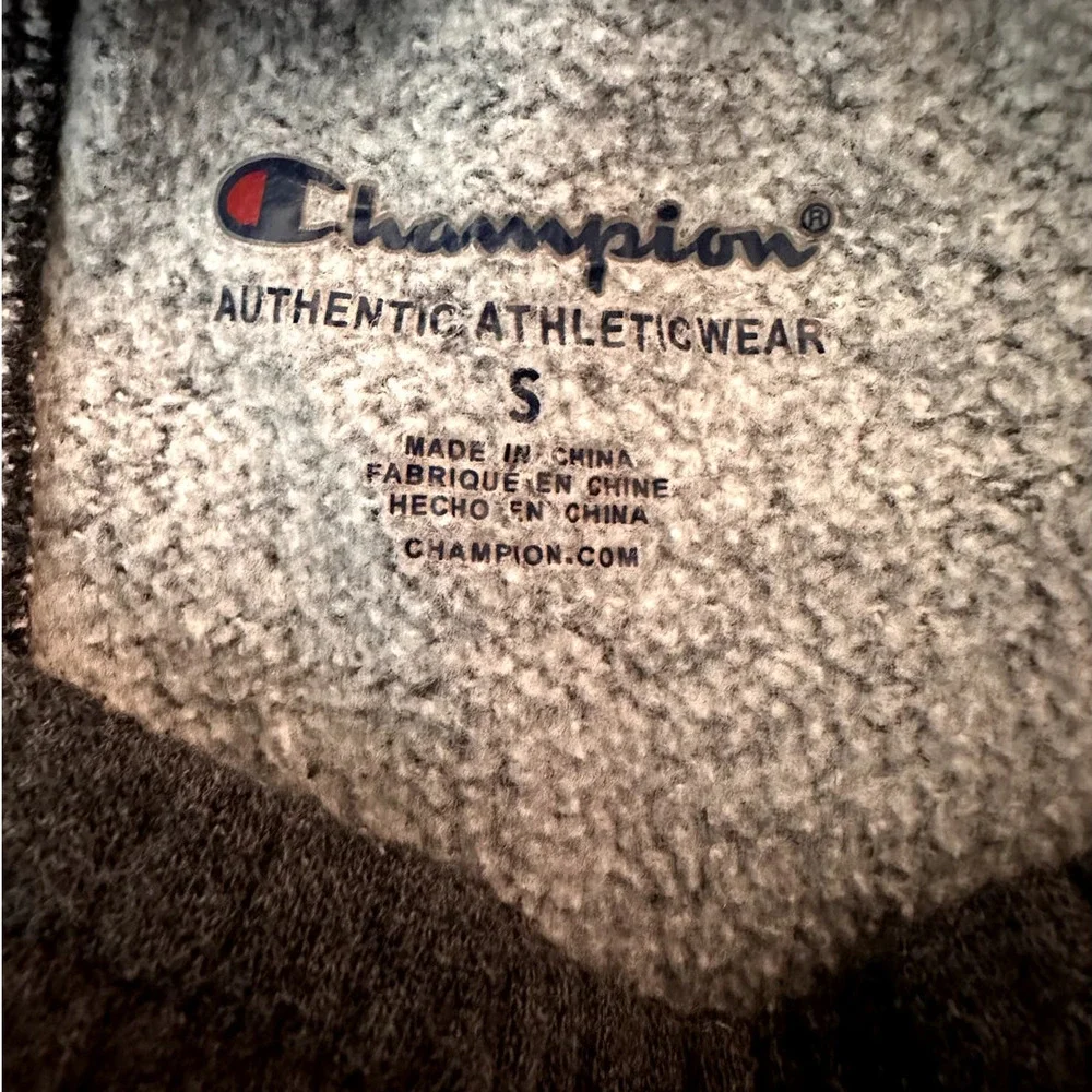 Champion Size Small Kids‎ Sweatpants-Gray-Spell Out On Leg